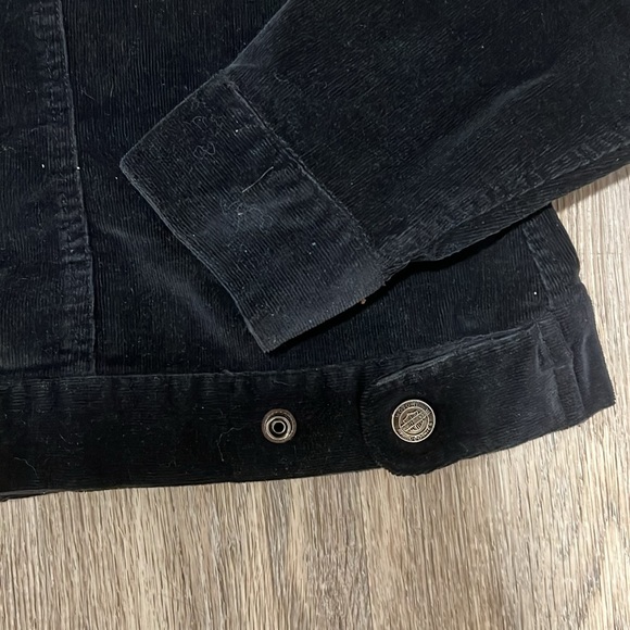 Harley Davidson Black Corduroy Jacket - Picture 12 of 15